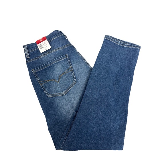 Guess Men's Nick '90s Blue‎ Stretch Straight Jeans Size 32X32 New